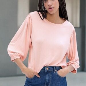 GAP women’s long oversized sleeve supersoft knit shirt top size M